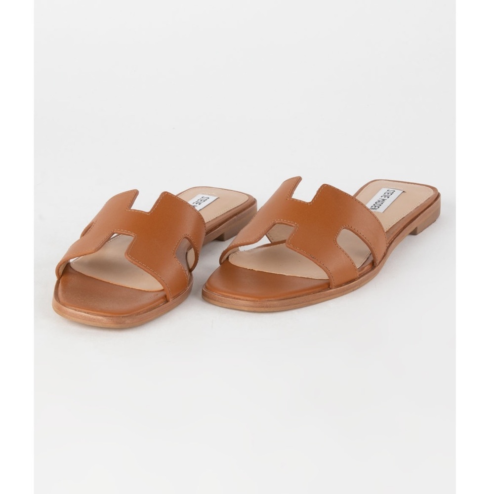 Steve Madden Hadyn Slide In Cognac 9.5m - image 2